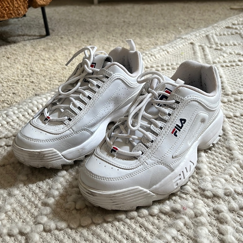 White Fila Sneakers